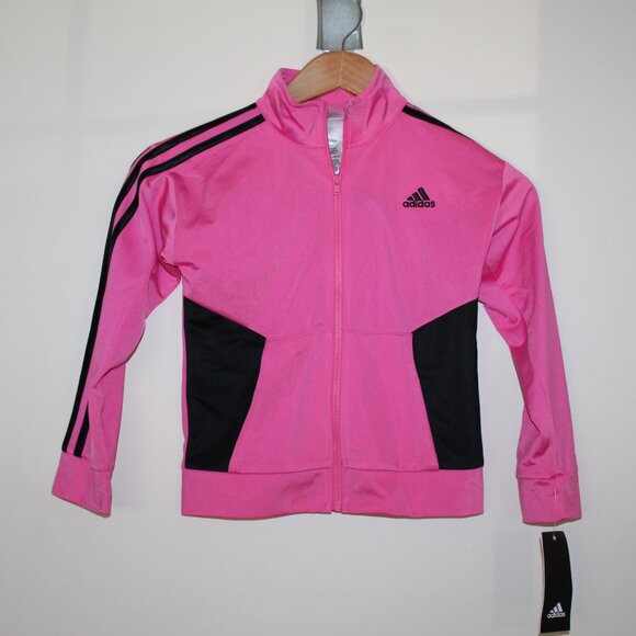 ADIDAS 2P ATHLETIC SET-LONG SLEEVE ZIPPER FRONT JACKET AND MATCHING PANTS - Picture 3 of 6